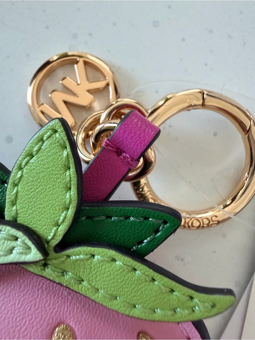 Michael Kors Strawberry Bag Charm - NWT - Picture 5 of 6